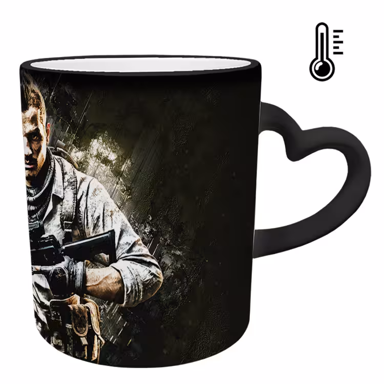 خرید ماگ-لیوان حرارتی  دسته ساده  بازی کال آف دیوتی call of duty کد 13