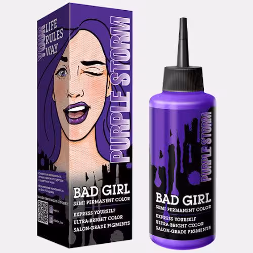 رنگ مو فانتزی بد گرل BAD GIRL مدل PURPLE STORM