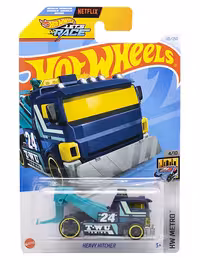ماشین دکوری مدل Heavy Hitcher Blue برند Hot Wheels