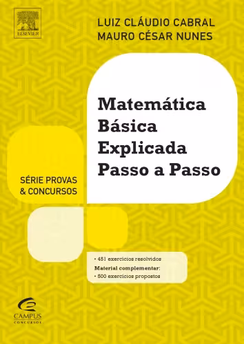 خرید و دانلود نسخه کامل کتاب Matemática Básica Explicada Passo a Passo