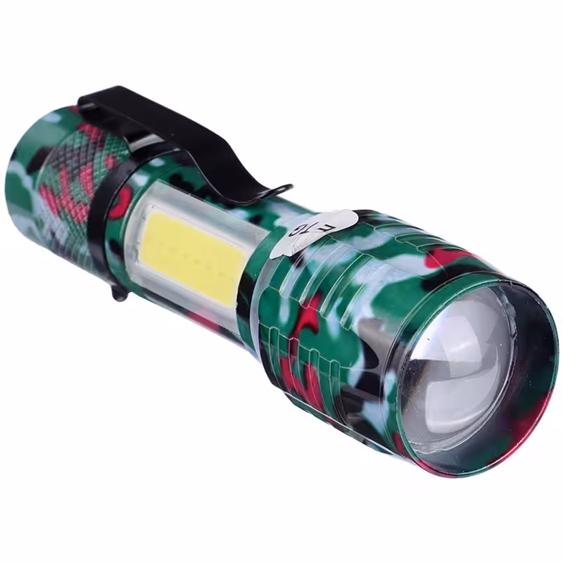 چراغ قوه پلیسی Flashlight COB XPE LED چریکی