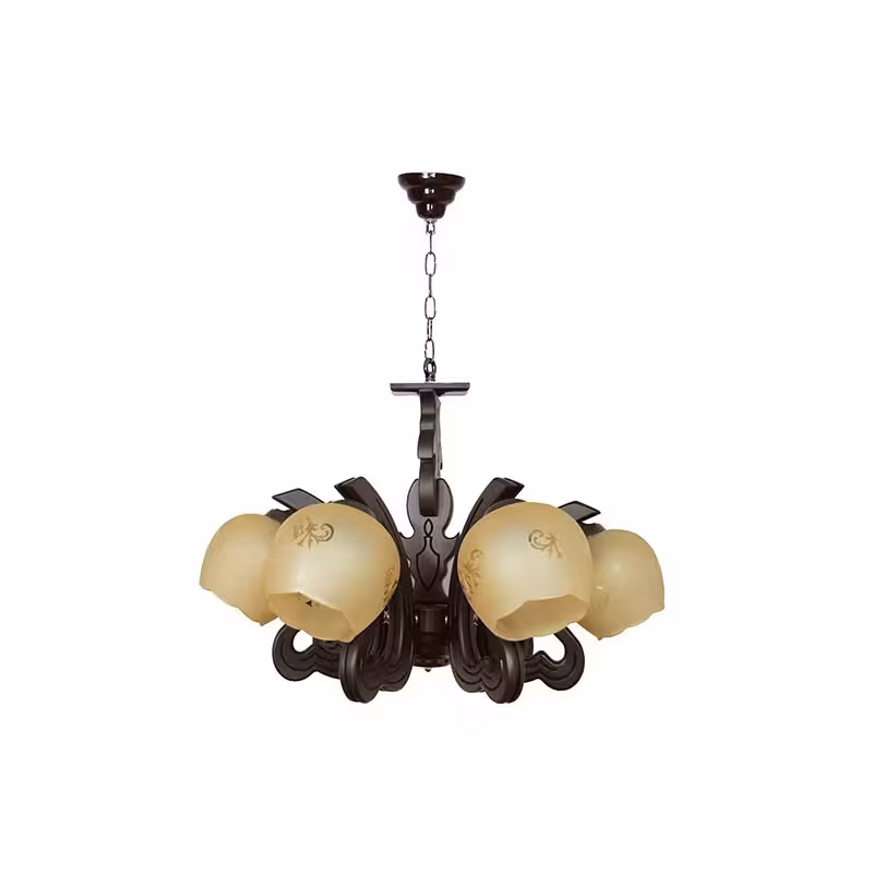 لوستر ۷ شعله چشمه نور کد G502/7-BR