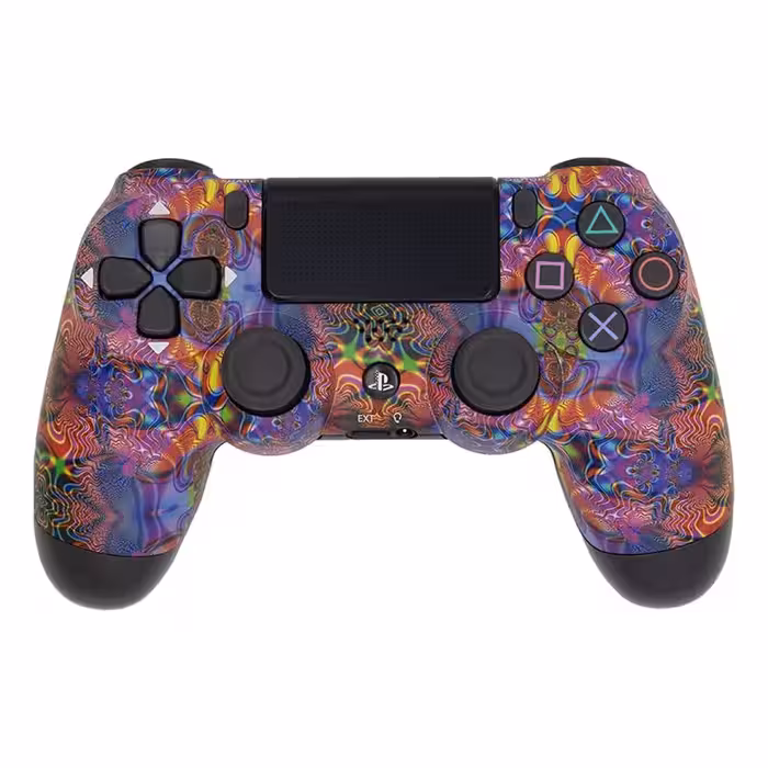 دسته بازی های کپی PS4 طرح رنگارنگ