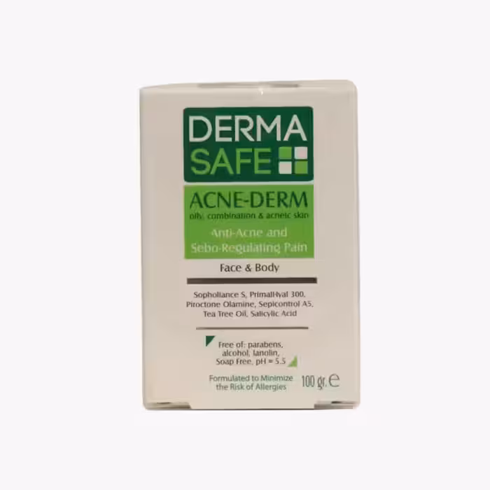 پن پوست های چرب مختلط و دارای آکنه درماسیف 100 گرم