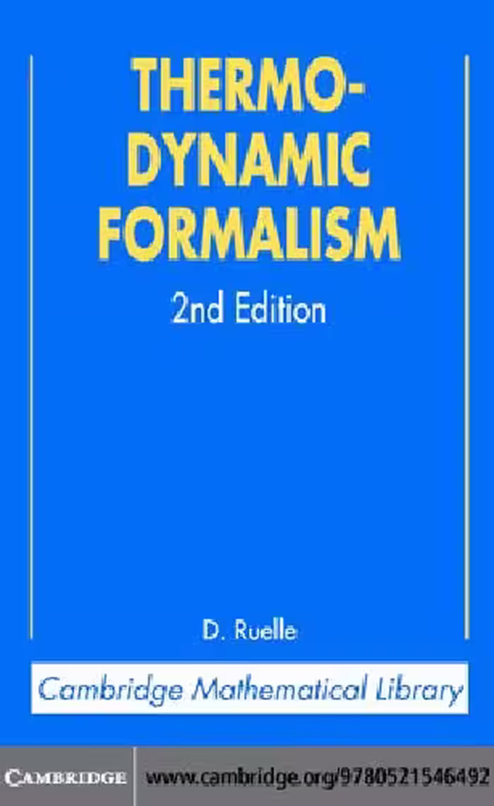 خرید و دانلود نسخه کامل کتاب Thermodynamic Formalism: The Mathematical Structure of Equilibrium Statistical Mechanics