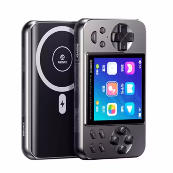 پاوربانک و کنسول بازی برند Remax MCP-6 2-in-1  5000 mAh Magnetic Console and Power Bank 20W Tarnis Remax