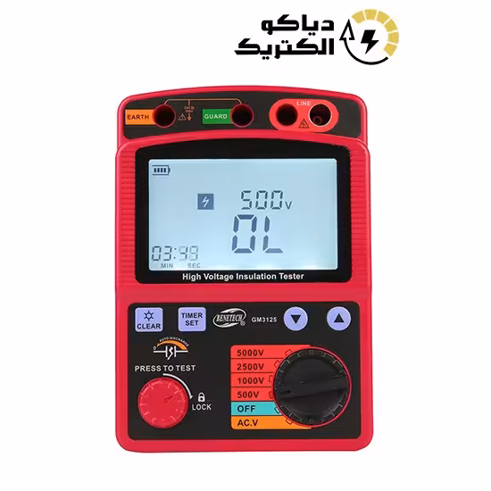 میگر یا تستر عایق بنتک BENETECH GM3125