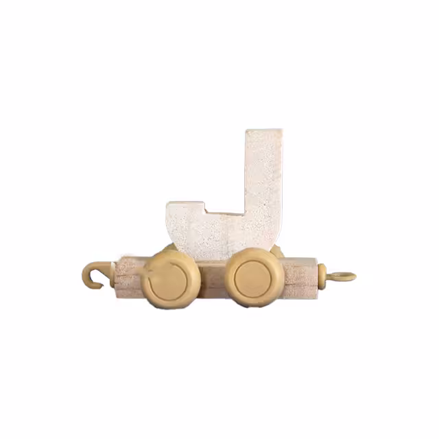 قطار چوبی طرح حروف انگلیسی حرف J