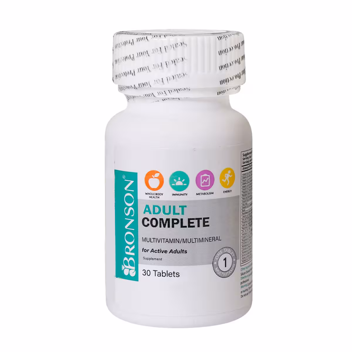قرص ادالت کامپلیت مولتی ویتامین برونسون 30 عدد-Bronson Adult Complete