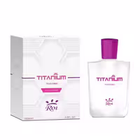 ادوپرفیوم زنانه برند Roi مدل titanium حجم 100 میلی لیتر