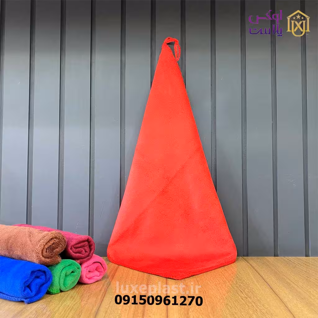 دستمال ساده 40 در 40 مخمل با وزن بالا