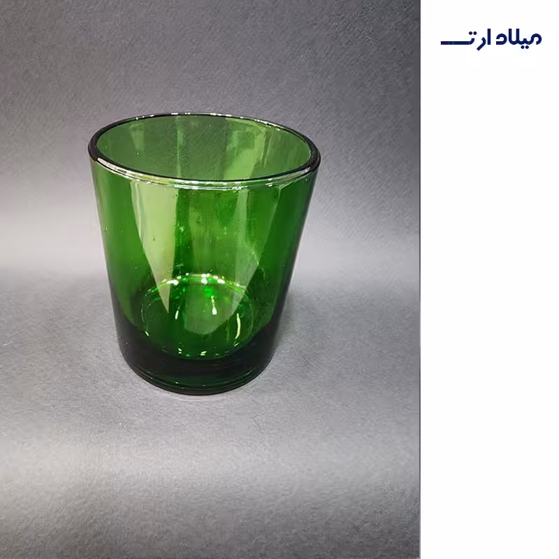 لیوان سبز قطر7.5 ارتفاع 9