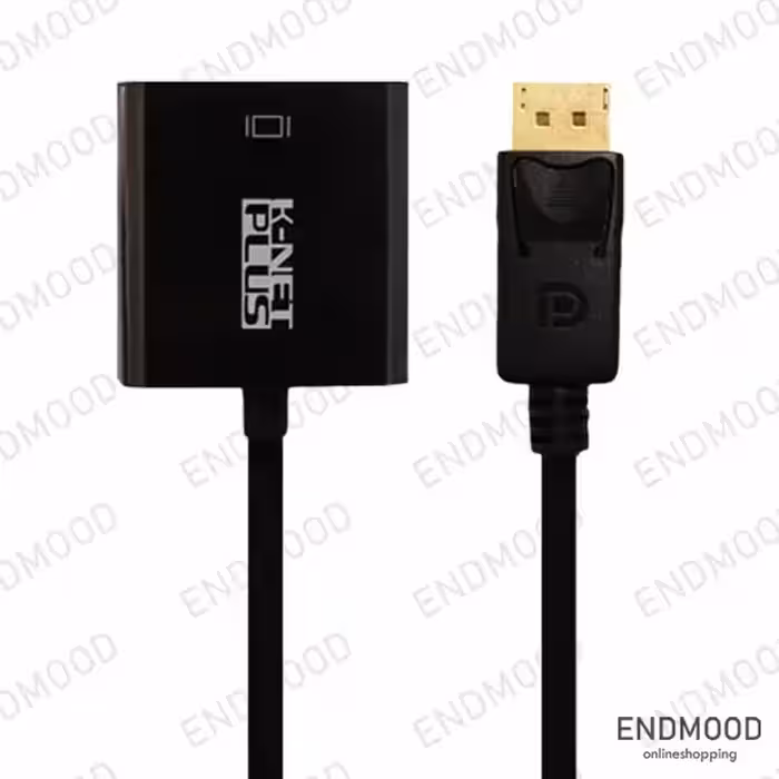 کابل DisplayPort به VGA کی نت پلاس مدل KP-CODP2V02