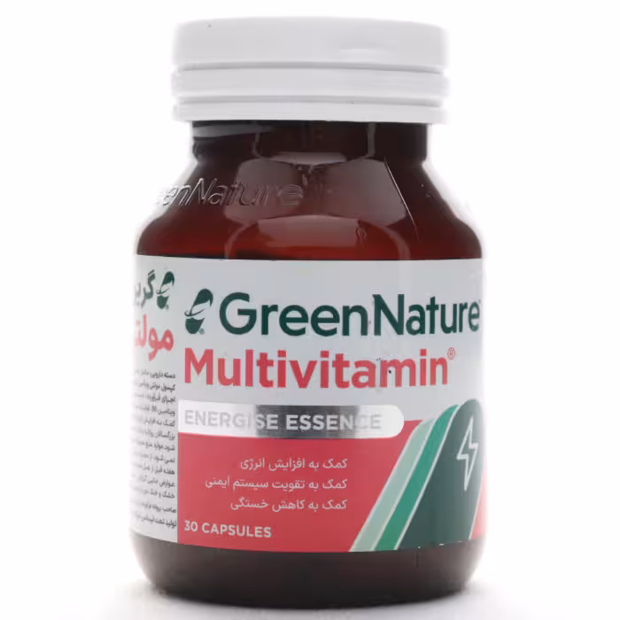 کپسول مولتی ویتامین گرین نیچر 30 عددی - دارونت