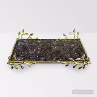 سینی طلایی سنگی ریحان