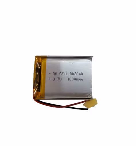 باتری لیتیوم پلیمر 3.7 ولت 1000 میلی آمپر 803040