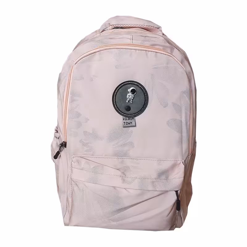 کوله و کیف مدرسه طرح فضانورد وارداتی مدل BRVG01960 رنگ صورتی