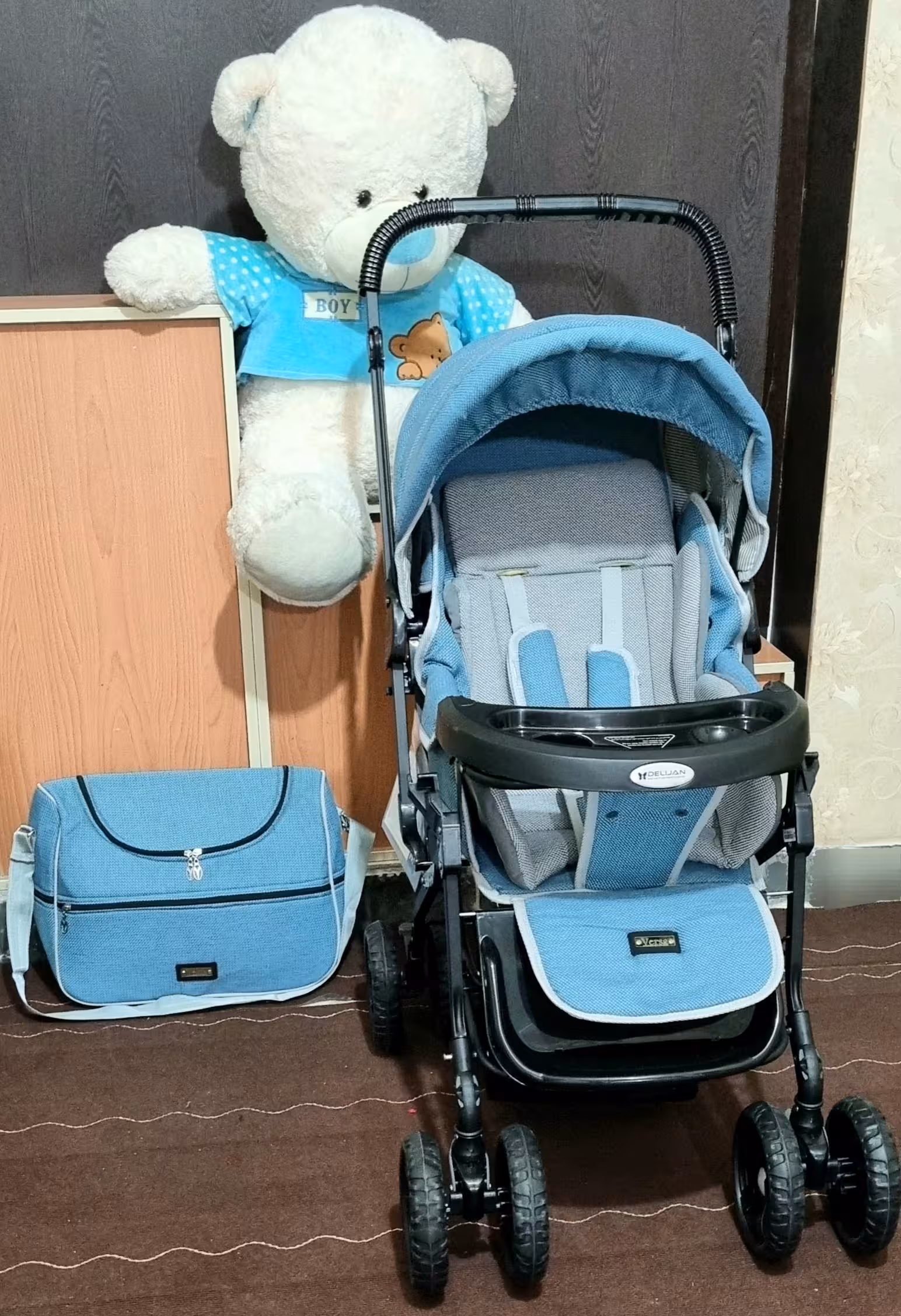 ست 2تکه کالسکه و ساک نوزاد