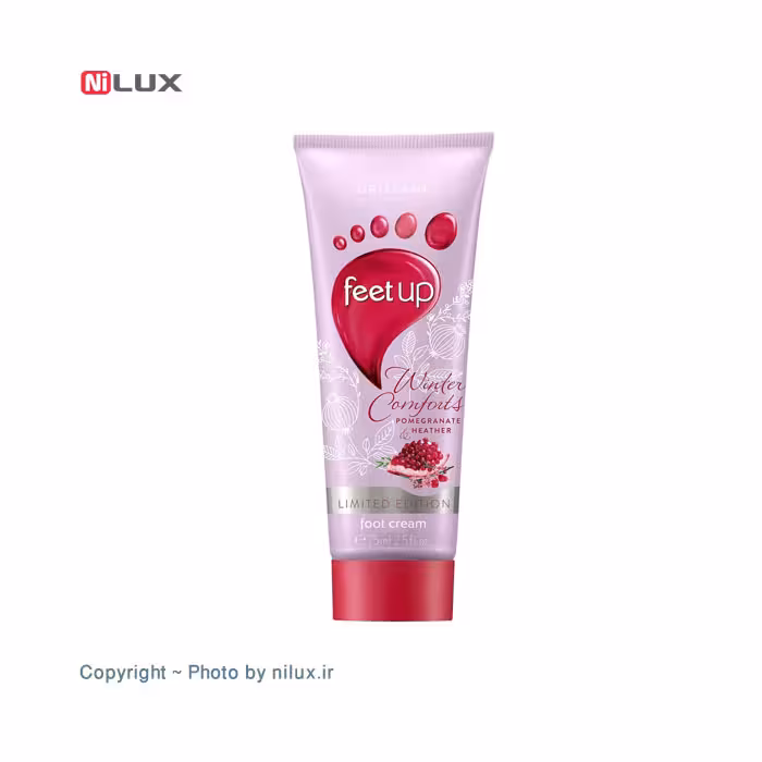 کرم مرطوب کننده پا اوریفلیم مدل Winter Comforts Pomegranate حجم 75 میلی لیتر
