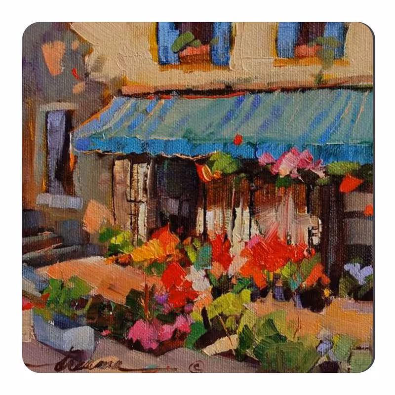 مگنت طرح نقاشی محله اروپایی کد wmg4276