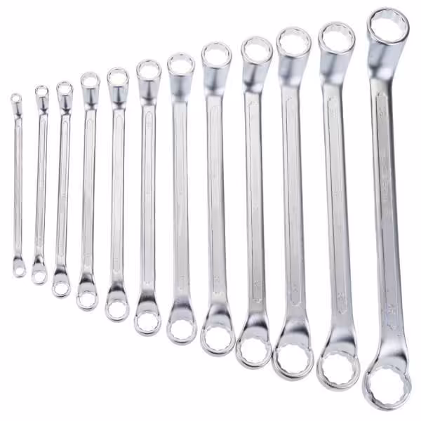 مجموعه 12 عددی آچار دوسر رینگی نولان مدل 012