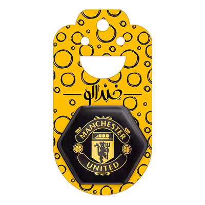 پیکسل خندالو طرح باشگاه منچستر یونایتد مدل شش ضلعی کد 2056