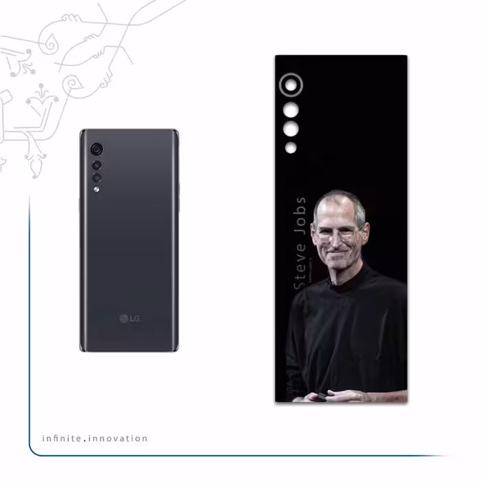 برچسب پوششی ماهوت مدل Steve-Jobs مناسب برای گوشی موبایل ال جی Velvet 5G