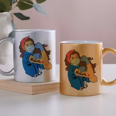 ماگ طرح دانشجو مامایی