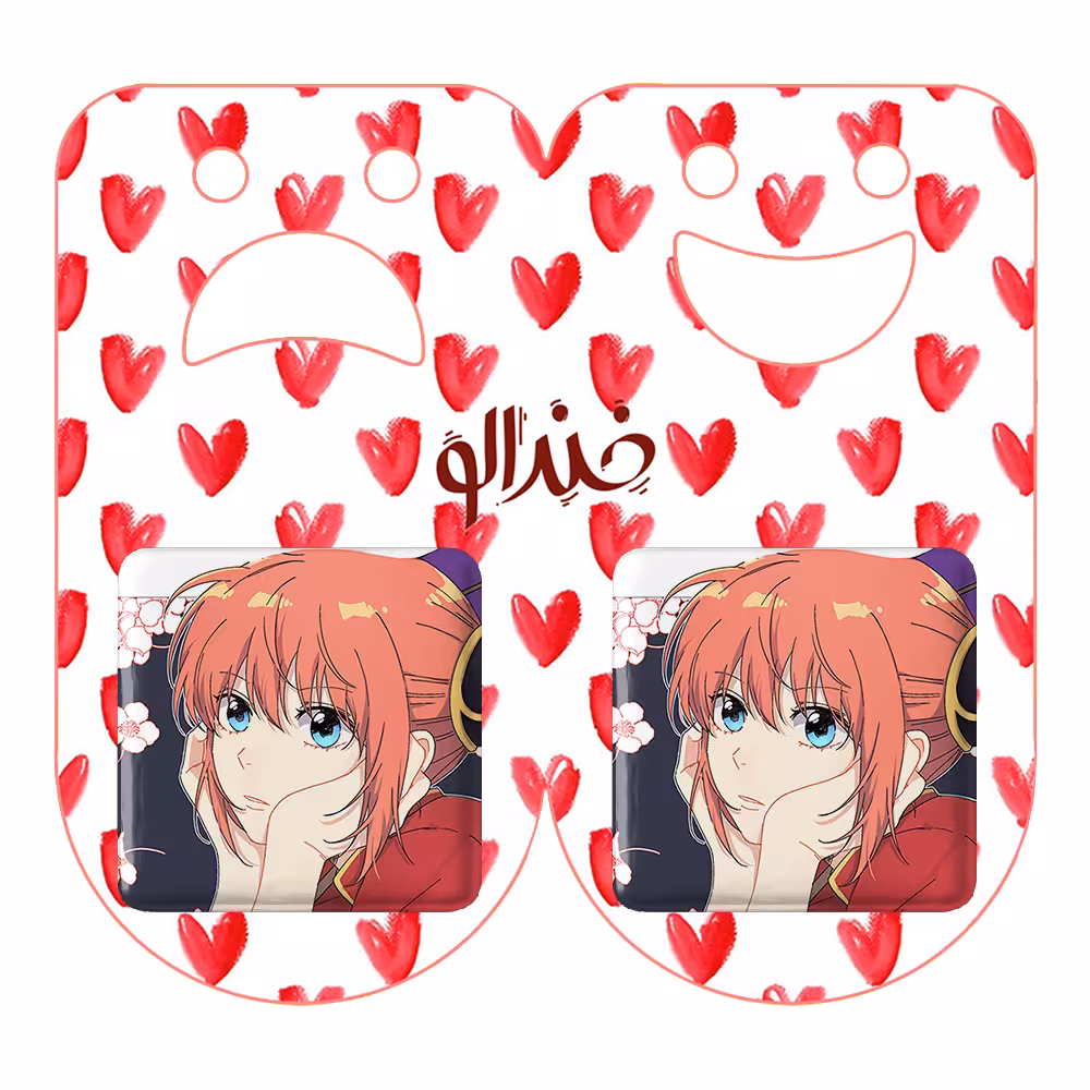 پیکسل خندالو مدل کاگویا انیمه گینتاما کد 12946 به همراه مگنت