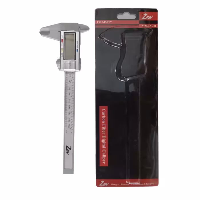 کولیس دیجیتال زِن مدل پلاستیکی گستره 0-150 میلیمتر