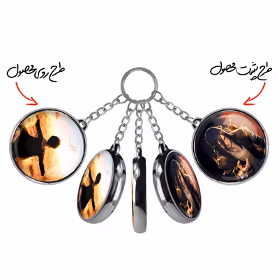 جاکلیدی خندالو طرح ارن یگر انیمه اتک آن تایتان مدل دوطرفه کد 1324713244