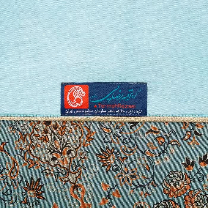 رومیزی ترمه رضایی طرح اطلس مدل مربع