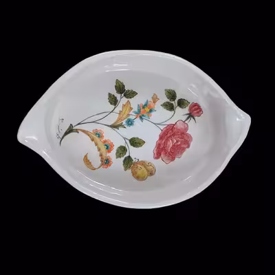 شکلات خوری سرامیکی هیوا طرح بته جقه مدل رز کد 11025368