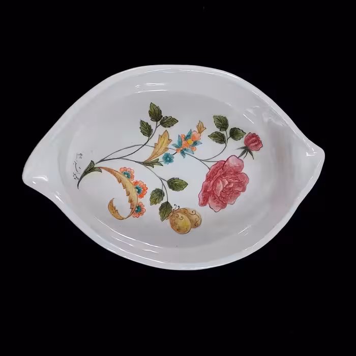 شکلات خوری سرامیکی هیوا طرح بته جقه مدل رز کد 11025368