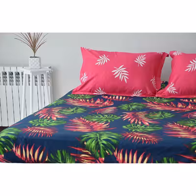 سرویس ملحفه بومرنگ مدل Hawaii-A2P160 دونفره 3 تکه