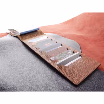 ست هدیه چرم عطارد مدل  چرم طبیعی کد A43