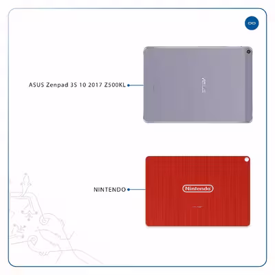 برچسب پوششی ماهوت مدل NINTENDO مناسب برای تبلت ایسوس Zenpad 3S 10 2017 Z500KL
