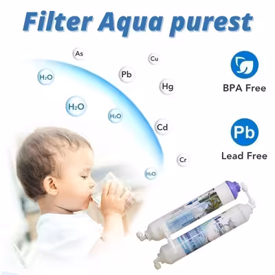 فیلتر تصفیه آب یخچال و فریزر آکوا پیورست مدل ALKALINE-PP 2500G مجموعه 8 عددی