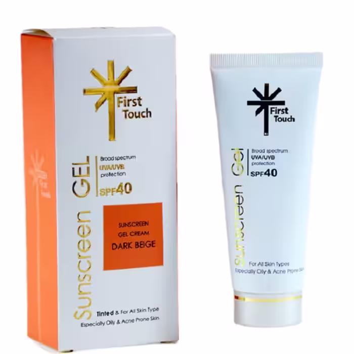 ژل ضد آفتاب فرست تاچ مدل DARK حجم 80 میلی لیتر