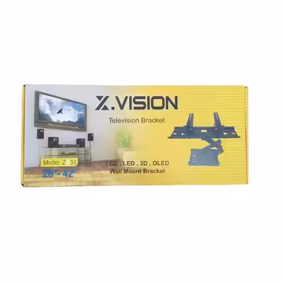 پایه دیواری تلویزیون مدل ZB33مناسب برای تلوزیون 26 تا 42 اینچ