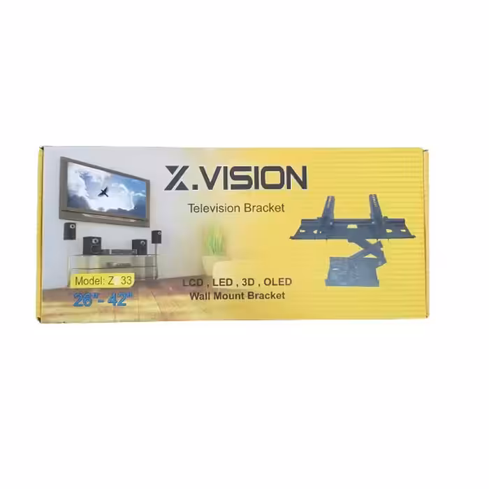 پایه دیواری تلویزیون مدل ZB33مناسب برای تلوزیون 26 تا 42 اینچ