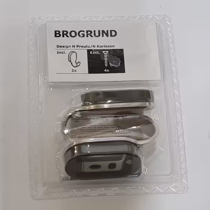 آویز حوله ایکیا مدلBROGRUND کد 603.285.42 بسته 2 عددی