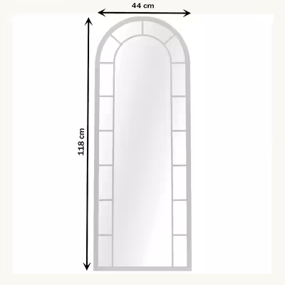 آینه الف مدل   قدی طرح تاج کد 2
