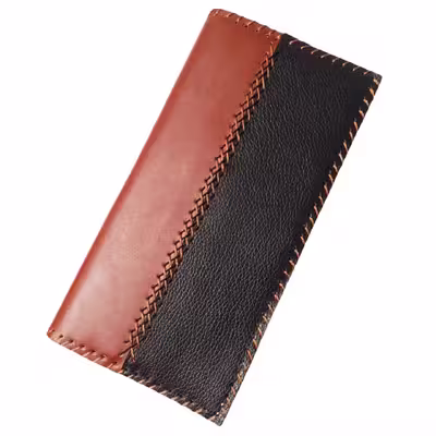 کیف پول مدل دستدوز لاکچری کد you_0GH0