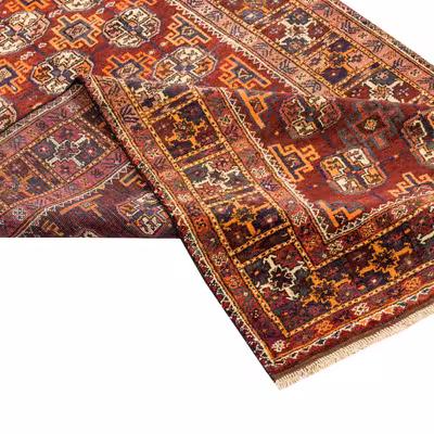 فرش دستبافت دو و نیم متری طرح بلوچ  کد  39.455