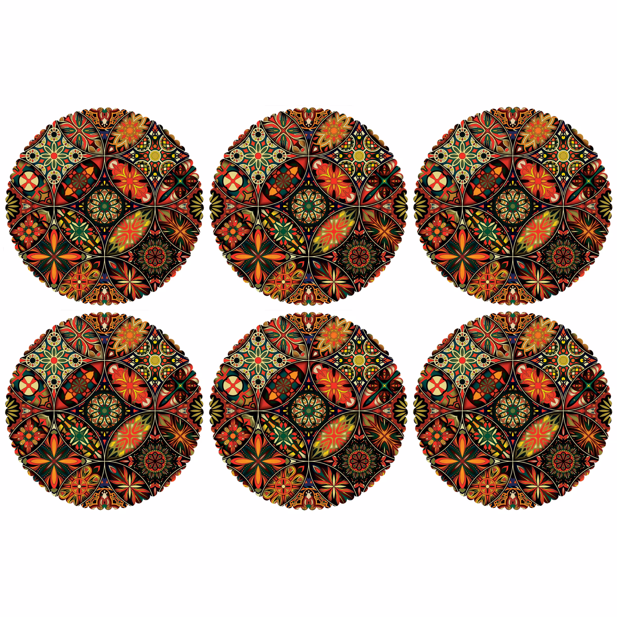 زیربشقابی مدل U2-42543 بسته 6 عددی