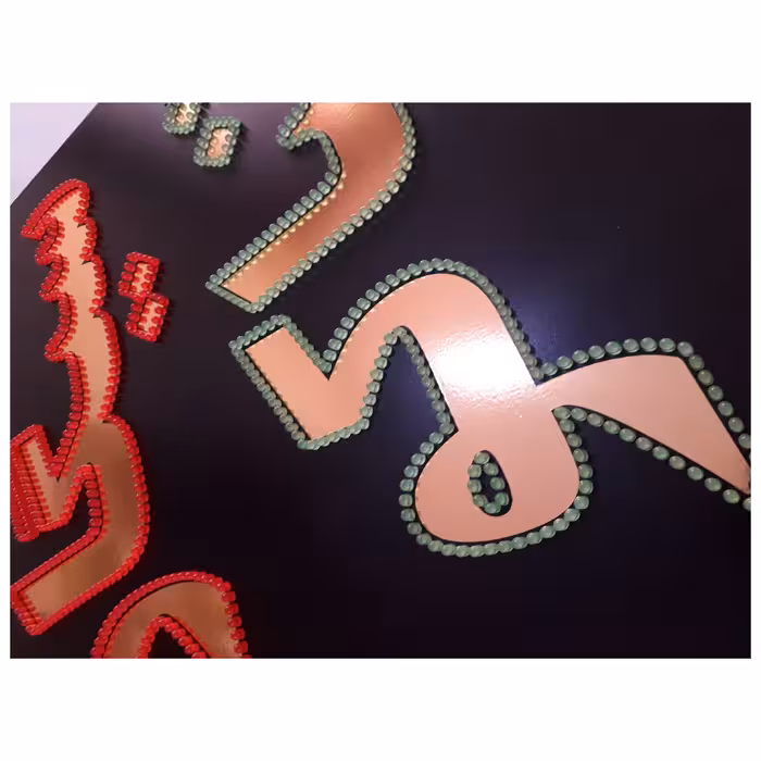 تابلو ال ای دی میشانه مدل سیگار تنباکو کد 760 به همراه فلاشر و کنترل