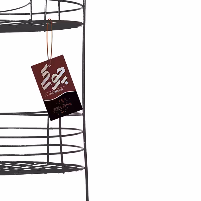 سبد سیب زمینی و پیاز پیشواز صنعت مدل 3 طبقه مفتولی گرد کد 1513