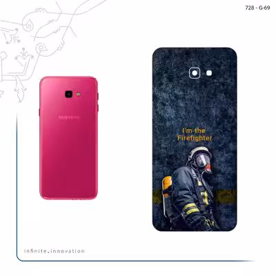 برچسب پوششی ماهوت مدل Firefighter مناسب برای گوشی موبایل سامسونگ Galaxy J4 Plus