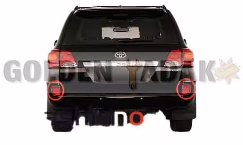 مه شکن عقب راست تویوتا لندکروز - گلدن یدک